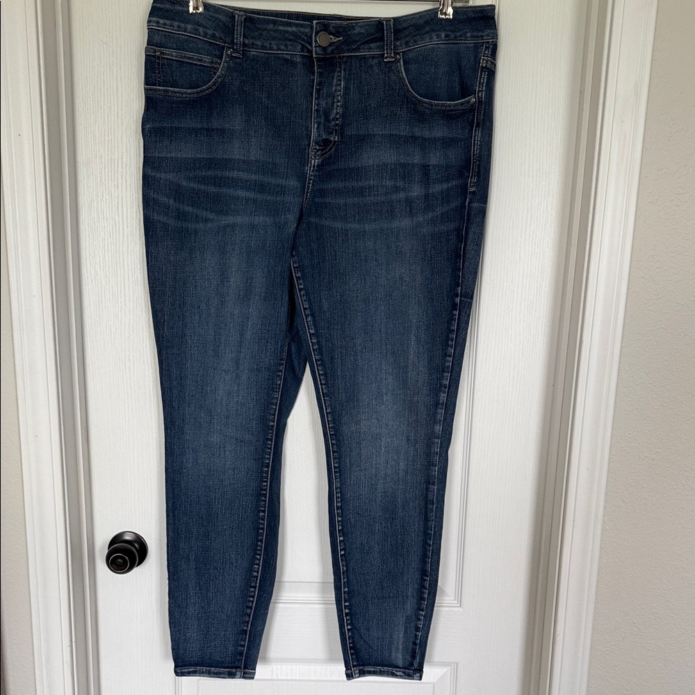Maurices Dark Blue Skinny Jeans